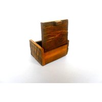 Natürliche Teak Holz Rustikale Treibholz Box Wiederverwendet Handgemachte Holzbox Home Art Decor/Zen Geschenk 4.75"x3.5"x3" von WoodCarvingArt