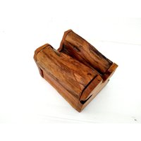 Natürliche Teak Holz Rustikale Treibholz Box Zurückgefordert Handgemachte Holzkiste Home Art Dekor/Zen Kunst Geschenk 5, 25 "x4"x3, 75" von WoodCarvingArt
