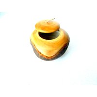 Rustikale Holz-Schale Mit Deckel, Treibholz-Box, Natürlichen Hölzernen Schmuckschatulle, Schmuckkästchen, Zen-Kunst Runde Box von WoodCarvingArt