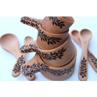 Messbecher | Messlöffel Kochgeschirr Geschenke Backen von WoodCraftedDesigns
