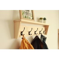 Rustikale Garderobe Mit Regal, Eingangsorganisation von WoodDecorPW