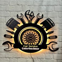 Geschenk Für Kfz Meister Werkstattmitarbeiter Wanddeko Autowerkstatt Mechaniker Geburtstag Jubiläum Automechaniker Prüfung von WoodFriendsDE