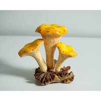 Gelbe Pfifferling Pilz Skulptur, Bunte Statue, Bemalte Figur, Holzschnitzerei, Küchendekor, Geschenk Für Sie, Pilze, Neujahrsdekor Gelbe Pfifferling Pilz Skulptur, Bunte Statue, Bemalte Figur, Holzschnitzerei, Küchendekor, Geschenk Für Sie, Pilze, Neujahrsdekor von WoodGlassDecor