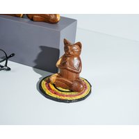 Yoga Katzenskulptur, Katzenfigur, Holzschnitzerei, Kunstwerk, Bürodekoration, Meditation, Buddha-Katzenstatue, Einzigartiges Dekor, Weihnachtsschmuck Yoga Katzenskulptur, Katzenfigur, Holzschnitzerei, Kunstwerk, Bürodekoration, Meditation, Buddha-Katzenstatue, Einzigartiges Dekor, Weihnachtsschmuck von WoodGlassDecor