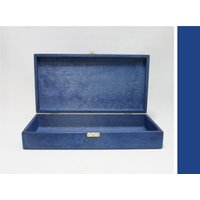 Blau Gebeizte Erinnerungsbox Aus Holz von WoodPower