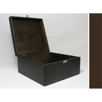 Holzkiste/10x10x5 Zoll Aufbewahrungsbox Dunkelbraune Box Geschenkbox Sperrholzbox Personalisierte von WoodPower