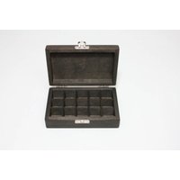 Holzkiste Mit 15 Kleinen Fächern/Sammlung Aufbewahrungsbox Schmuckschatulle Erinnerungsbox Dunkelbraune von WoodPower