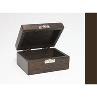 Kleine Geschenkbox/Erinnerungsbox Dunkelbraune Box 10 X 7 4 cm Holzbox Ringbox von WoodPower