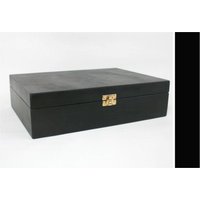 Schwarze 12 Fächer Aufbewahrungsbox Aus Holz/Black Box Schmuckschatulle Erinnerungsbox Sammlung Geschenkbox von WoodPower