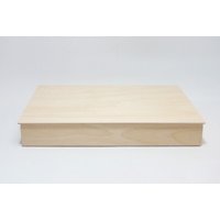 Unfertige Holzkiste Für Diy-Projekte Im A4 Format/Aufgesetzte Deckelkiste 30 X 22 5 cm | Andere Größen Erhältlich von WoodPower