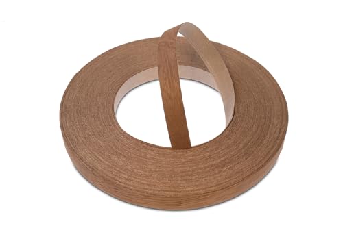 22 mm Mahagoni Vorgeklebtes Furnier-Randband - 50m Rolle für die Industrie Gehobene Qualität - Eisen-On Holz für Einfache DIY-Anwendung von WoodPress