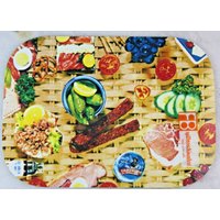 Frühstücksbrett Frühstücksbrettchen Vesperbrett Resopal 50Er 60Er 70Er 50S 60S von WoodStockShop