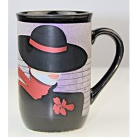 Kaffeebecher Porzellanbecher Kaffeetasse 80Er 90Er 80S 90S Memphis-style Schwarz Kaffeebecher Porzellanbecher Kaffeetasse 80Er 90Er 80S 90S Memphis-style Schwarz von WoodStockShop