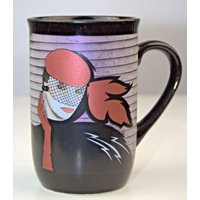 Kaffeebecher Porzellanbecher Kaffeetasse 80Er 90Er 80S 90S Memphis-style Schwarz Kaffeebecher Porzellanbecher Kaffeetasse 80Er 90Er 80S 90S Memphis-style Schwarz von WoodStockShop