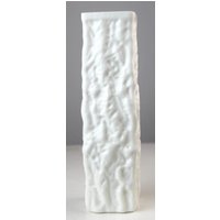 Vase Blumenvase Borkenvase Weiß Glasvase 60Er 70Er 60S 70S Vintage H20cm Space von WoodStockShop