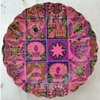 Weihnachtsteller Pappe Bunter Teller Weihnachten Nikolaus 70Er 70S 60Er 60S - Weihnachtsteller Pappe Bunter Teller Weihnachten Nikolaus 70Er 70S 60Er 60S - von WoodStockShop