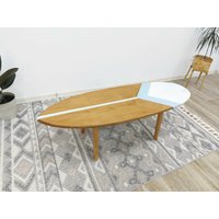 Surfbrett Couchtisch Für Beach House Custom Möbel Surf Dekor von WoodStreets