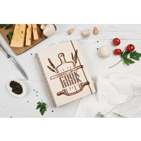 Personalisiertes Rezeptbuch, Mama Leeres Rezepttagebuch, Benutzerdefinierte Kochbuch, Personalisierte Familie von WoodTodayEU