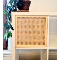 Rattan Kallax Regal Einsatz von WoodWerkstatt