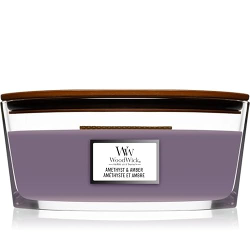 WoodWick Amethyst & Amber Ellipse Kerze 453,6g Lavendel Duft WoodWick Amethyst & Amber Ellipse Kerze 453,6g Lavendel Duft von WoodWick