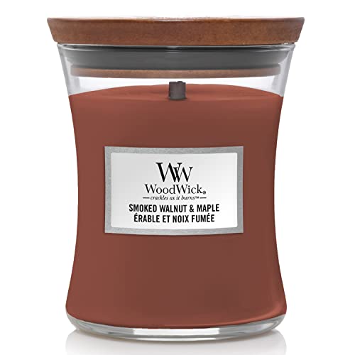 WoodWick Ellipsenförmige Duftkerze mit knisterndem Docht, Sand & Driftwood, bis zu 50 Stunden Brenndauer, Large, Ellipse von WoodWick