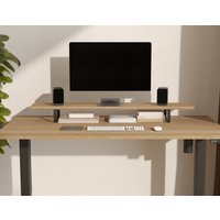 Monitorständer - Erweiterung Schreibtischregal Ständer Für Zwei Monitore von WoodWorkStoreus