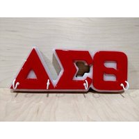 Delta Signa Theta Schlüsselhalter von WoodWorksByEBlack