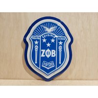 Schild Aus Zeta Holz von WoodWorksByEBlack