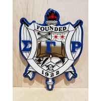 Sigma Gamma Rho - 3D Schild 12 Zoll von WoodWorksByEBlack
