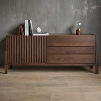 Eichen Lowboard/Sideboard Konsolentisch Aus Nussbaum Tv-Möbel Wohnzimmer Schrank Echtholz Eichen Lowboard/Sideboard Konsolentisch Aus Nussbaum Tv-Möbel Wohnzimmer Schrank Echtholz von WoodYouAdore