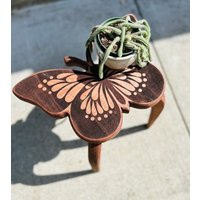 Schmetterling Blumenhocker, Geschenk Für Pflanzenliebhaber, Blumenhocker von WoodandSoil