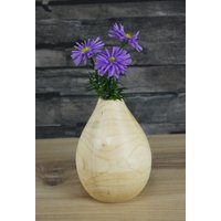 Wunderschöne Stielvase Aus Ahorn von WoodartbyAStiak