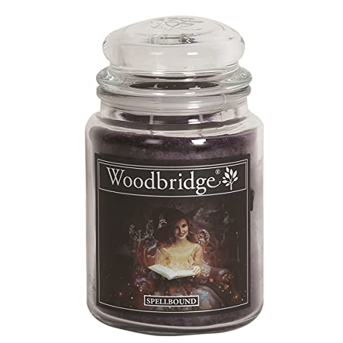 Woodbridge Duftkerze im Glas mit Deckel | Spellbound | Duftkerze Fruchtig | Kerzen Lange Brenndauer (130h) | Duftkerze groß | Schwarze Kerzen (565g) von Woodbridge