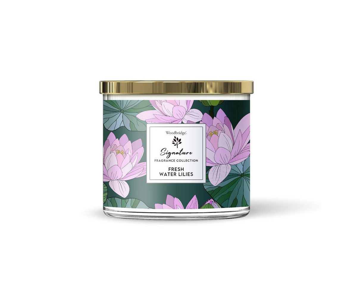 Woodbridge Duftkerze Duftkerze Fresh Water Lillies - 410g (Einzelartikel) von Woodbridge