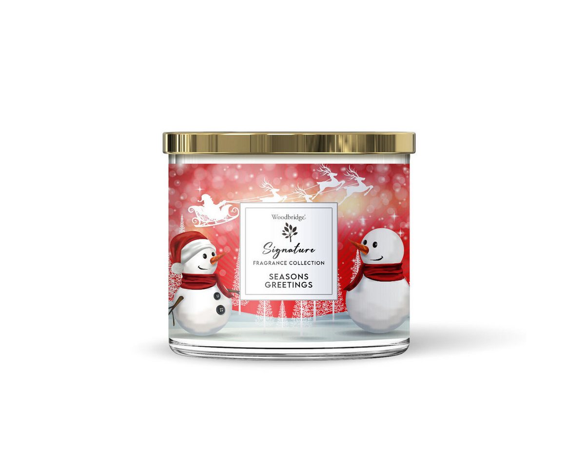 Woodbridge Duftkerze Duftkerze Seasons Greetings - 410g (Einzelartikel) von Woodbridge