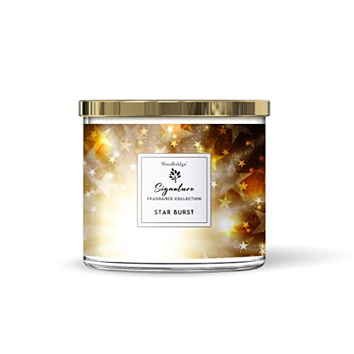 Woodbridge Duftkerze im Glas mit Deckel | Starburst | Duftkerze Süß | Kerzen 3 Docht | Kerzen lange Brenndauer (40h) | Geschenk für Frauen von Woodbridge