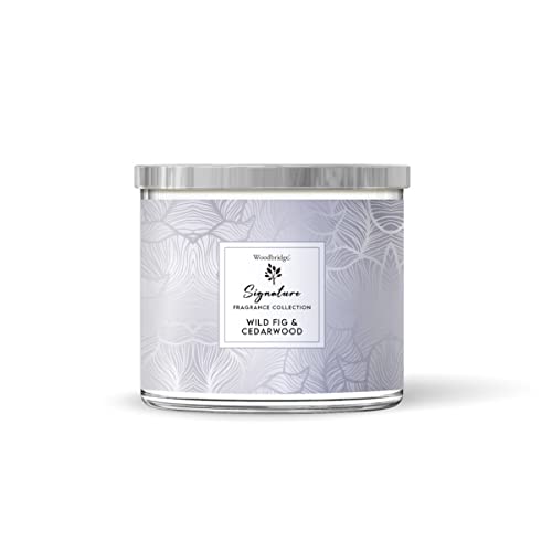 Woodbridge Duftkerze im Glas mit Deckel | Wild Fig & Cedarwood | Duftkerze Sandelholz | Kerzen 3 Docht | Kerzen lange Brenndauer (40h) | Geschenk für Frauen Woodbridge Duftkerze im Glas mit Deckel | Wild Fig & Cedarwood | Duftkerze Sandelholz | Kerzen 3 Docht | Kerzen lange Brenndauer (40h) | Geschenk für Frauen von Woodbridge