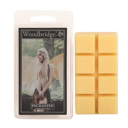 Woodbridge Duftwachs für Duftlampe | Enchanted | Duftwachs Floral | 8 Wax Melts für Duftlampe | Raumduft für Aromatherapie | 10h Brenndauer je Melt (68g) von Woodbridge