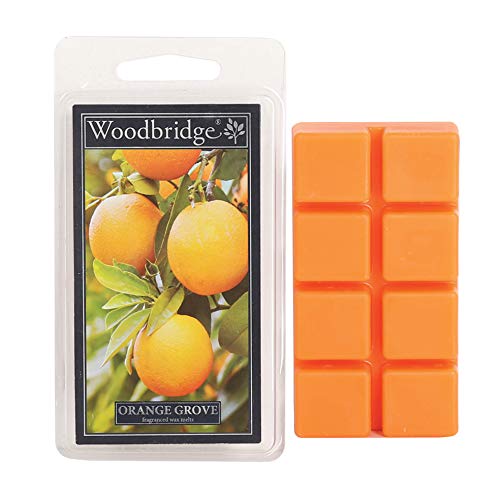 Woodbridge Duftwachs für Duftlampe | Orange Grove | Duftwachs Orange | 8 Wax Melts für Duftlampe | Raumduft für Aromatherapie | 10h Brenndauer je Melt (68g) von Woodbridge