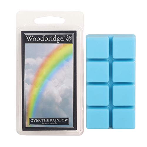 Woodbridge Duftwachs für Duftlampe | Over The Rainbow | Duftwachs Frisch | 8 Wax Melts für Duftlampe | Raumduft für Aromatherapie | 10h Brenndauer je Melt (68g) von Woodbridge