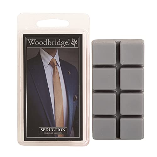 Woodbridge Duftwachs für Duftlampe | Seduction | Duftwachs Amber | 8 Wax Melts für Duftlampe | Raumduft für Aromatherapie | 10h Brenndauer je Melt (68g) von Woodbridge