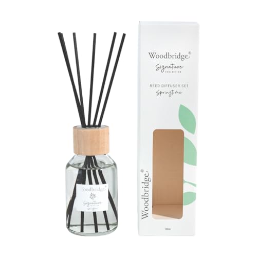 Woodbridge Reed Diffuser Set für Dein Zuhause | Spring Time - 100 ml | Aroma Diffuser inklusive 10 Rattan Reeds | Sanfter Raumlufterfrischer | Premium Diffuser Woodbridge Reed Diffuser Set für Dein Zuhause | Spring Time - 100 ml | Aroma Diffuser inklusive 10 Rattan Reeds | Sanfter Raumlufterfrischer | Premium Diffuser von Woodbridge