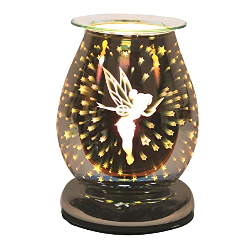 Woodbridge elektrische Duftlampe für Dein Zuhause mit Touch-Funktion - Fairy - Elegante Duftlampe im 3D Design geeignet für Duftwachs - EU Stecker enthalten mit 3 Lichtstufen - 16 cm von Woodbridge