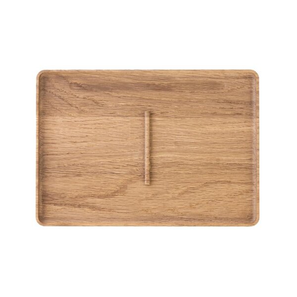 Woodcessories Holztablett, Schreibtisch Organizer, Holzablage rechteckig von Woodcessories
