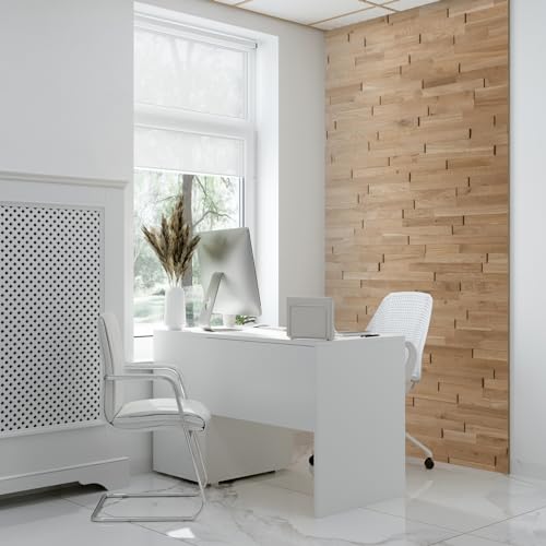 Wandverkleidung aus Holz 3D Optik Natürliches Eiche Holz Wandpaneele von Wooden Wall Design model EGO (1m2) von Wooden Wall Design