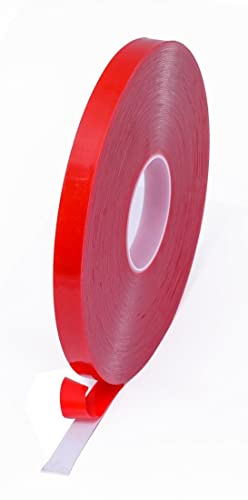 Montageband doppelseitiges Gel Acryl - transparentes Band - 0,5mm x 6mm von Wooden World