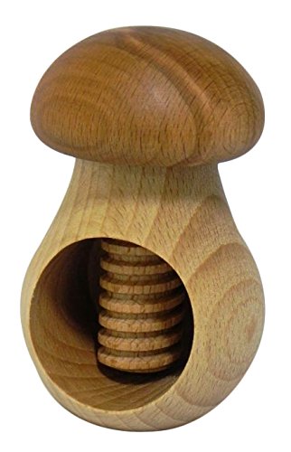 Wooden World Nussknacker aus natürlichem Buchenholz – SEHR SOLID – Pilz – Hellbraun Wooden World Nussknacker aus natürlichem Buchenholz – SEHR SOLID – Pilz – Hellbraun von Wooden World