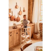 Kinderküchenturm, Küchenschritt Hocker, Küchenturm, Montessori Turm, Schritthocker, Kleinkind Kindermöbel von WoodenBalance