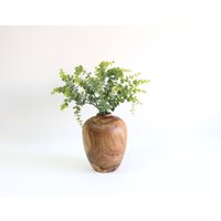 Dekorative Vase Im Rustikalen Stil, Ikebana Tischvase, Abstrakte Moderne Handgefertigt von WoodenDreamsByPukas