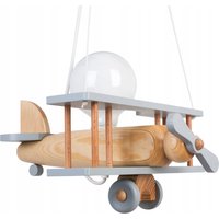 Flugzeuglampe/Flugzeugleuchte Aus Holz Hängende Flugzeuge Pendelleuchte Kinderzimmerleuchte Flugzeug von WoodenGiftLT